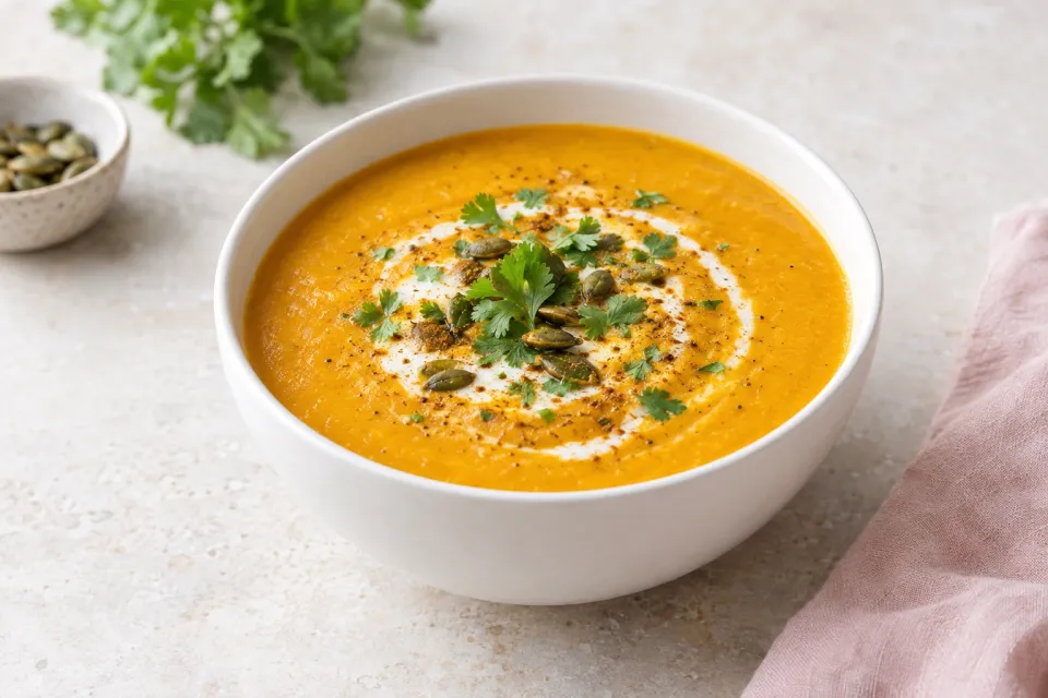 Curried Butternut Squash Soup