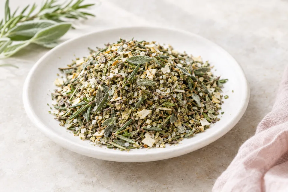 Sage, Rosemary, and Garlic Dried Herb Rub