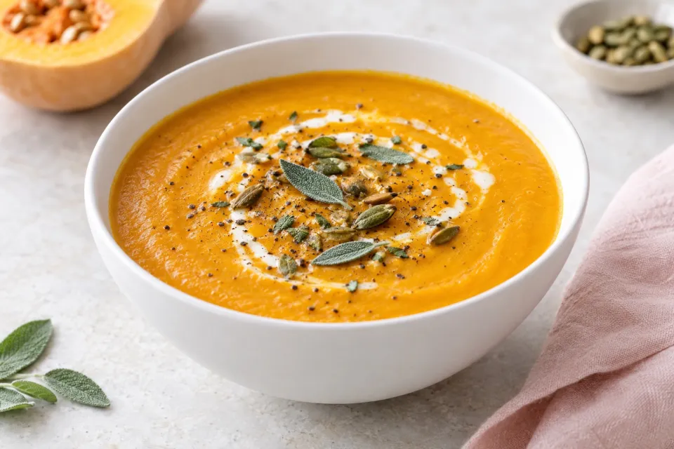 Pressure Cooker Butternut Squash Soup