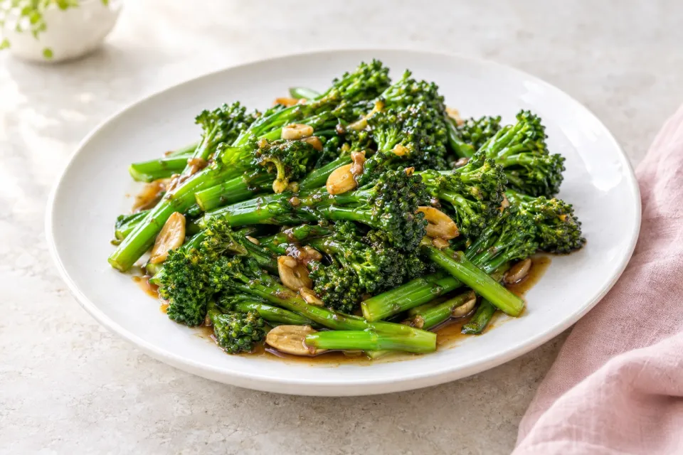 Stir-Fried Broccolini with Oyster Sauce