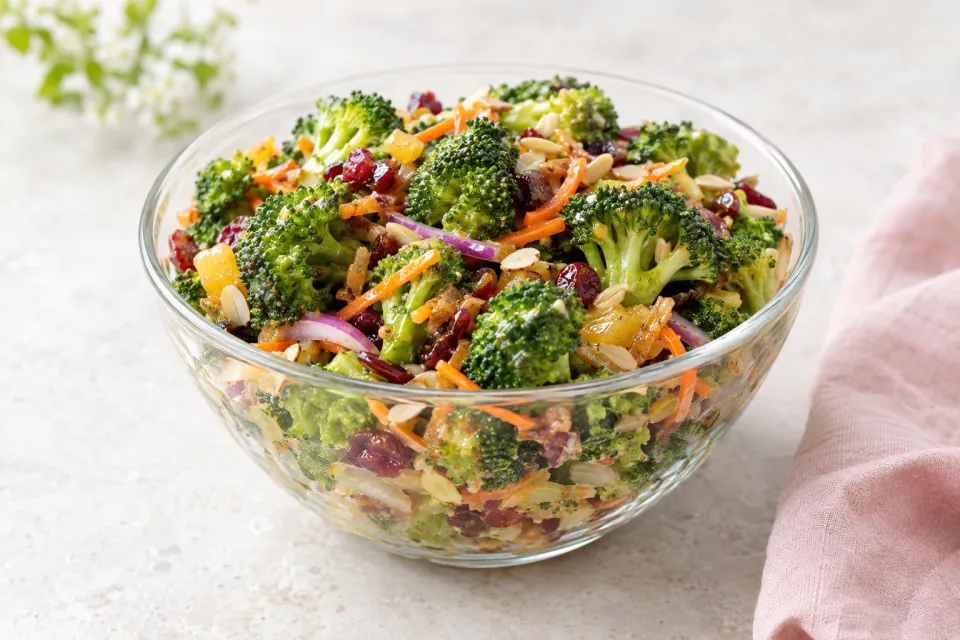 Sweet and Sour Broccoli Salad