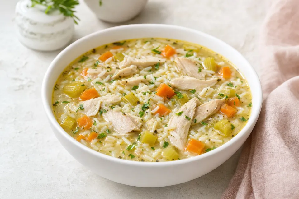 One-Pot Chicken and Rice Soup