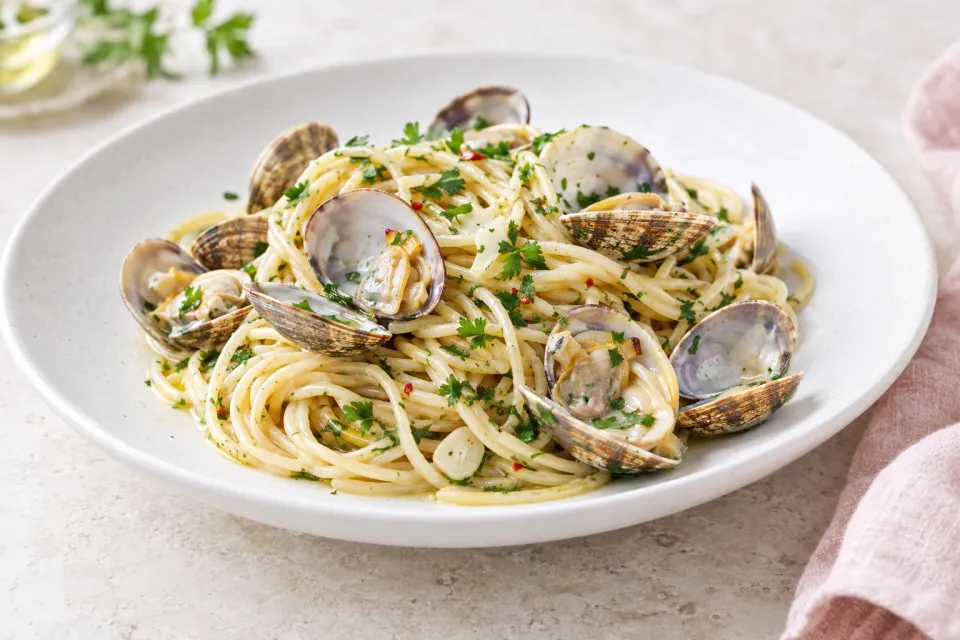 Spaghetti Alle Vongole in Bianco