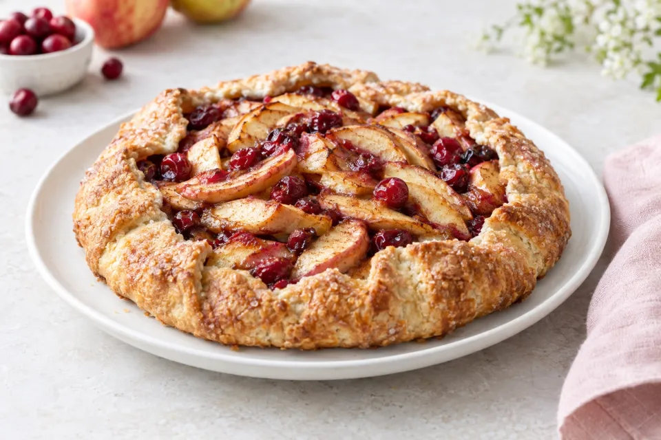Rustic Apple-Cranberry Pie
