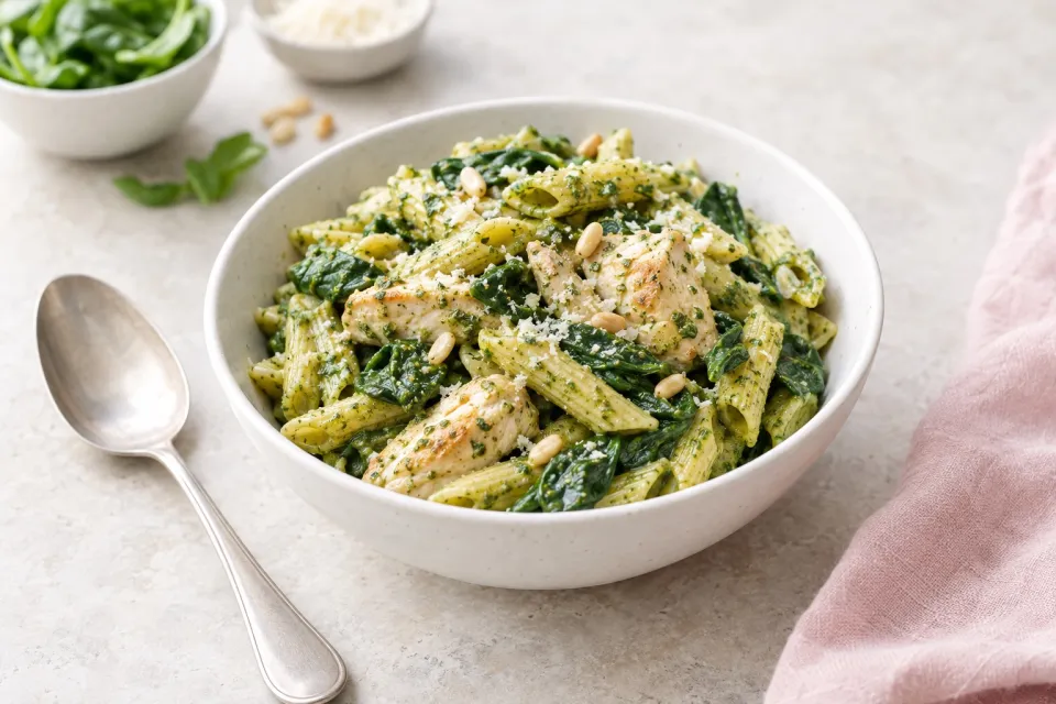 Chicken Florentine Pesto Pasta