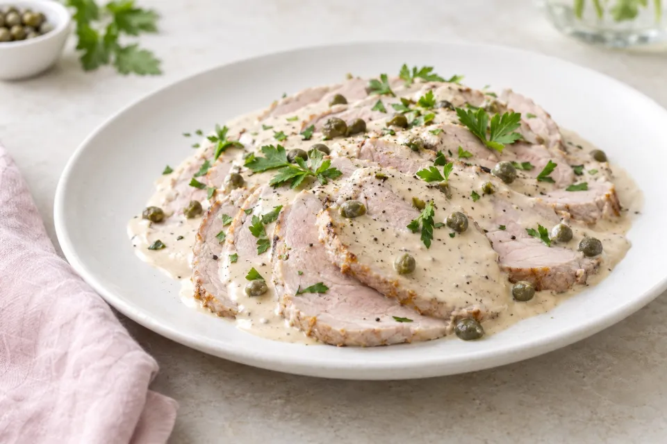 Pork Tenderloin Vitello Tonnato