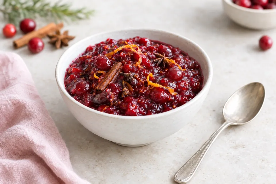 Spiced Cranberry Sauce
