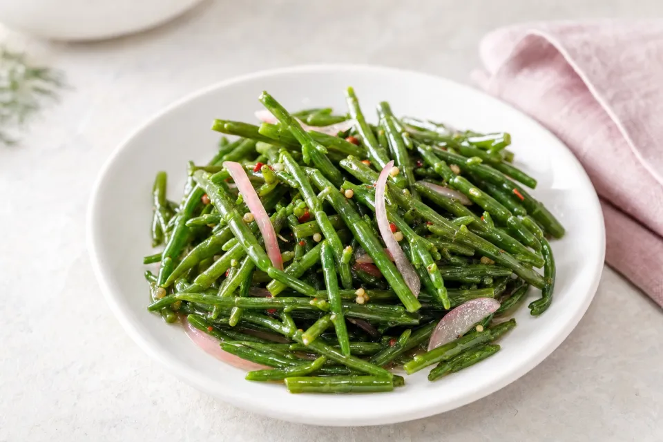 Gluten-Free Quick-Pickled Sea Beans