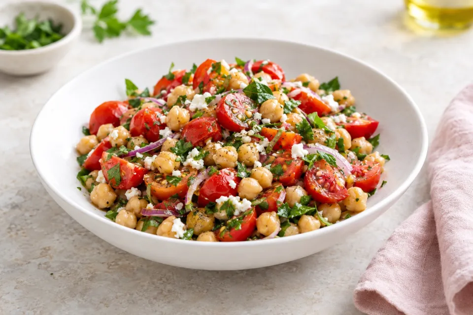 Chickpea and Tomato Salad