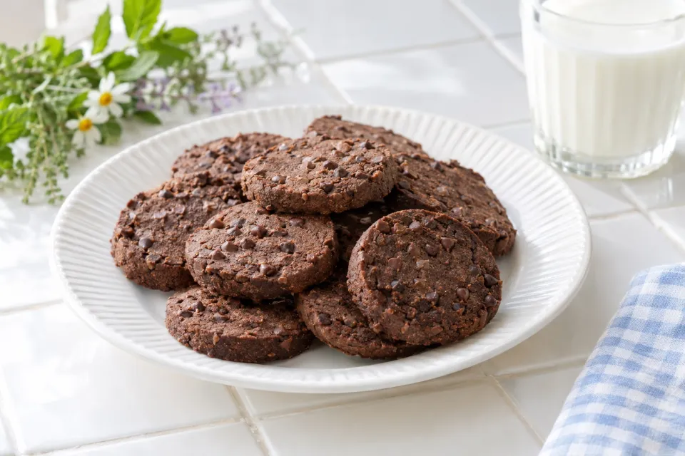 Double Chocolate Icebox Cookies
