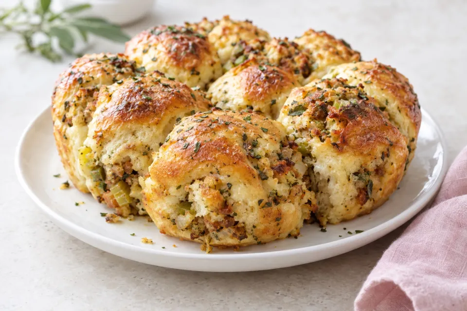 Pull-Apart Stuffing Rolls