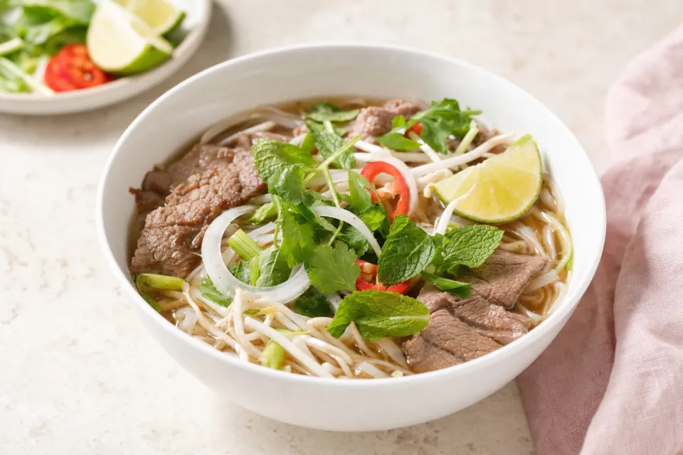 Easy Wok-Kissed Beef Pho