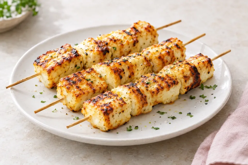 Grilled Brazilian Cheese Skewers