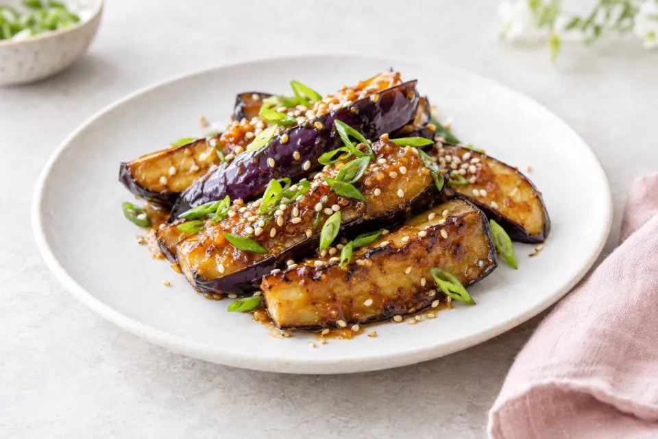 Japanese Miso-Glazed Eggplant