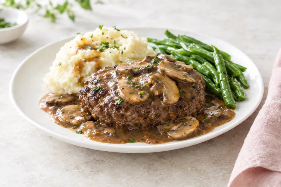 Salisbury Steak with Mushroom Gravy