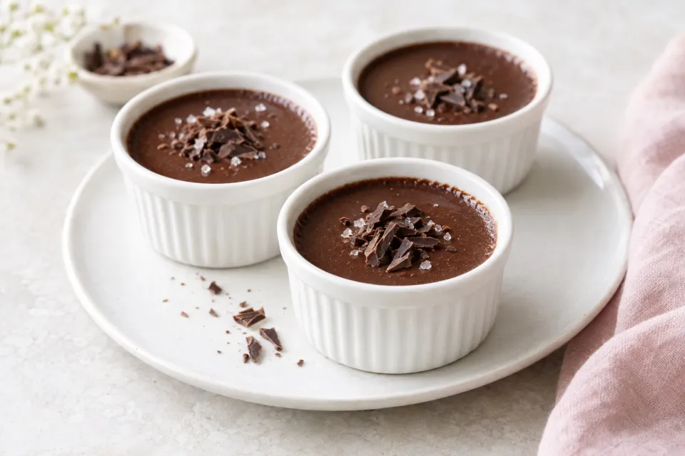 Dark Chocolate Pots De Crème