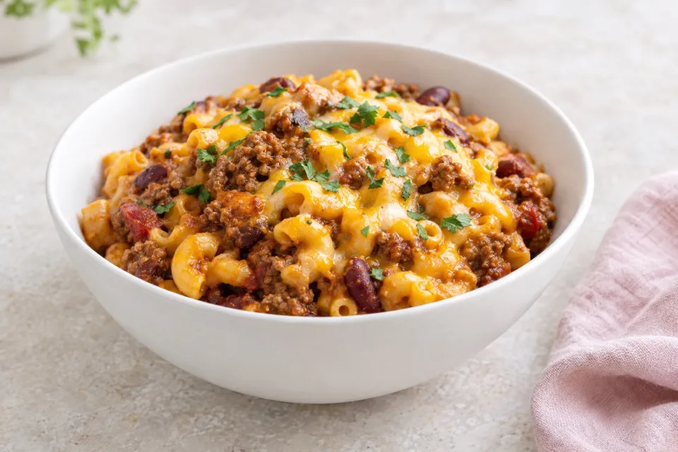 Chili Mac and Cheese