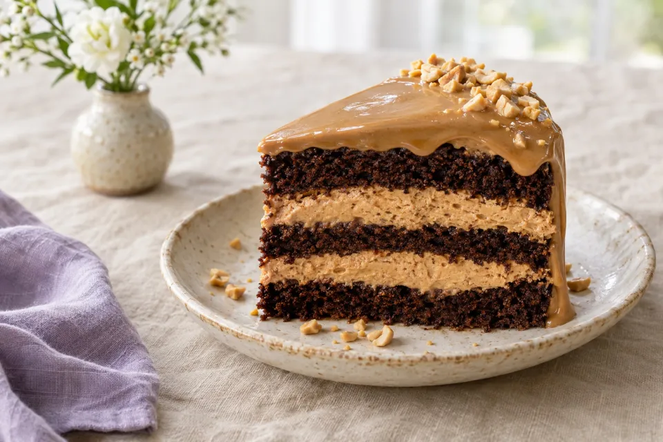 Peanut Butter Chocolate Cake
