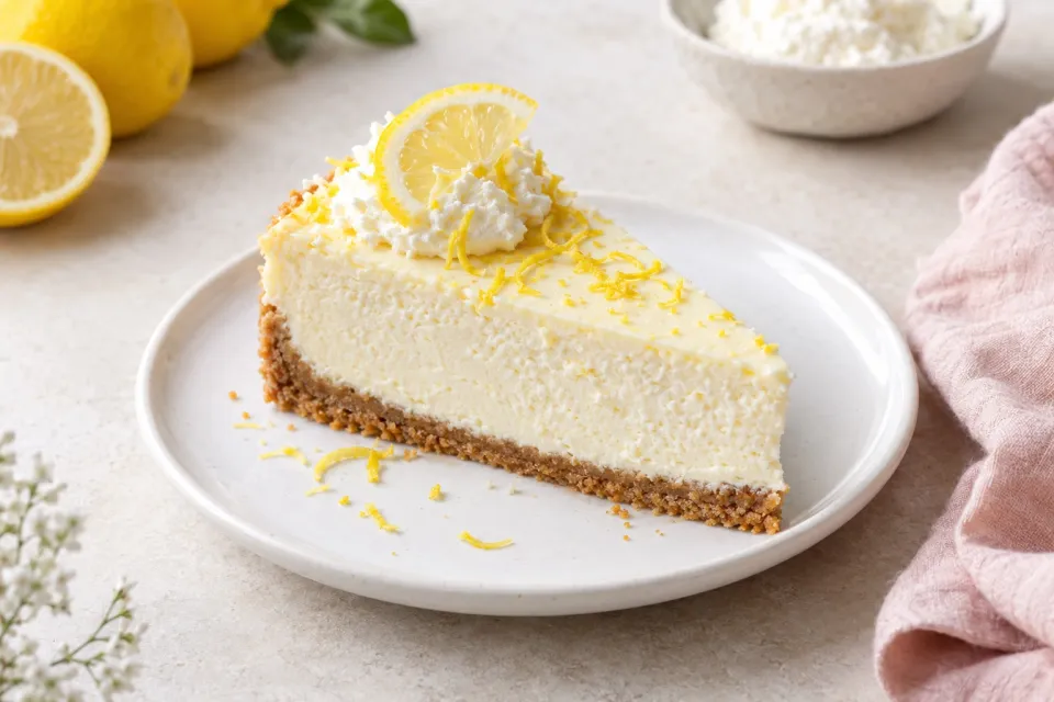 Lemon-Ricotta Cheesecake