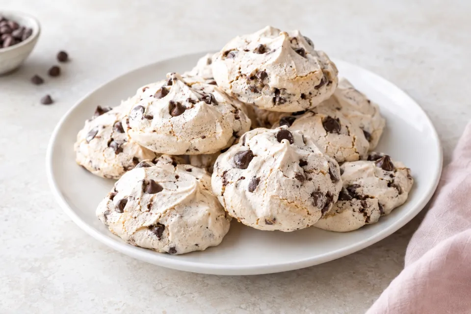 Chocolate Chip Meringue Cookies