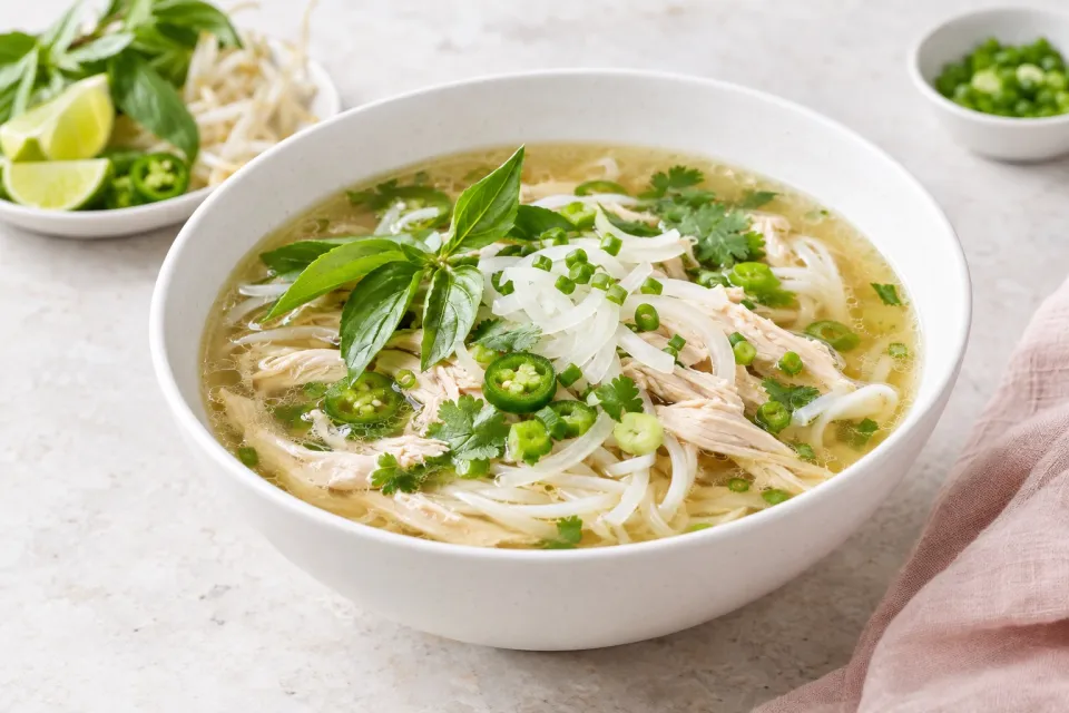 30-Minute Pressure Cooker Pho Ga