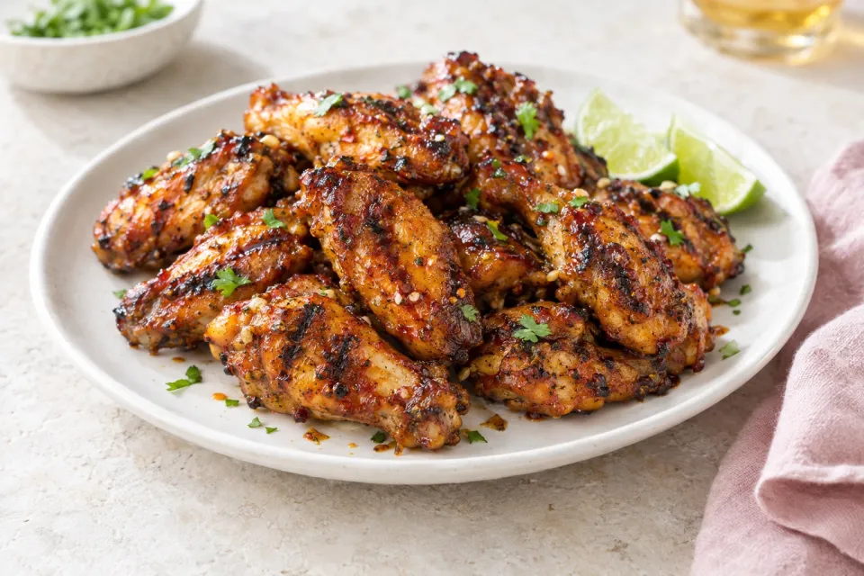 Grilled Honey Chipotle Wings