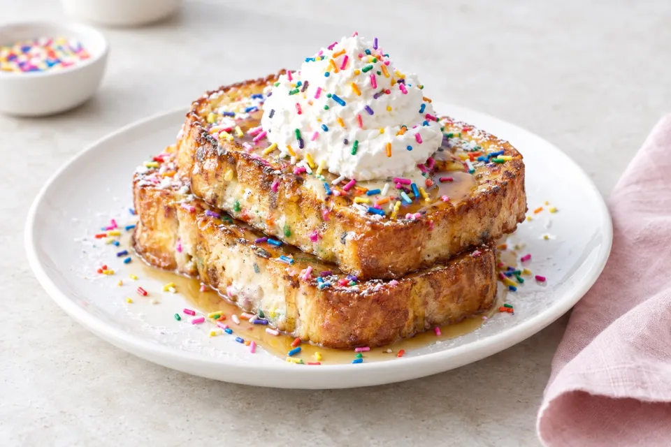 Birthday Cake French Toast
