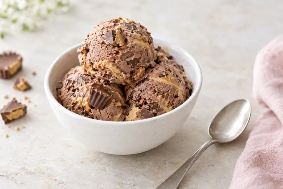 Chocolate Peanut Butter Cup Ice Cream