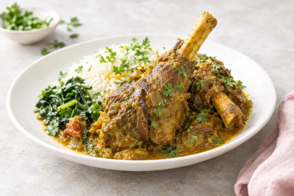 Curried Lamb Shanks