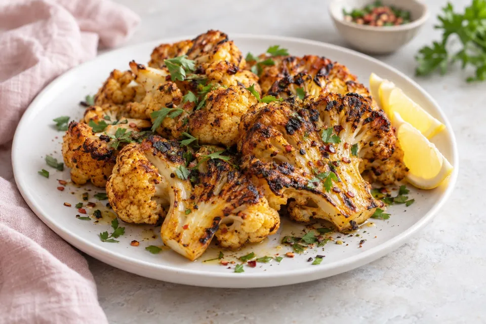 Grilled Spiced Cauliflower