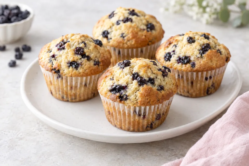 Dried-Blueberry Muffins
