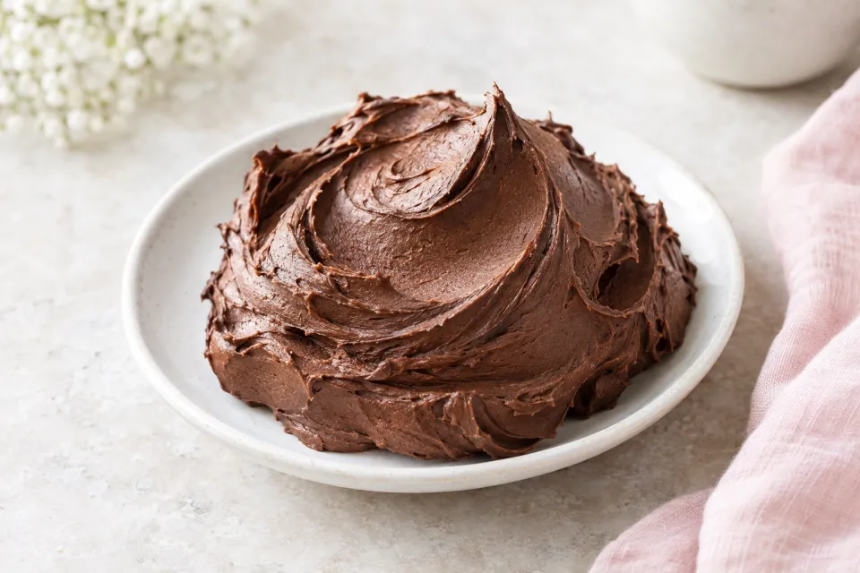 Creamy Eggless Chocolate Frosting