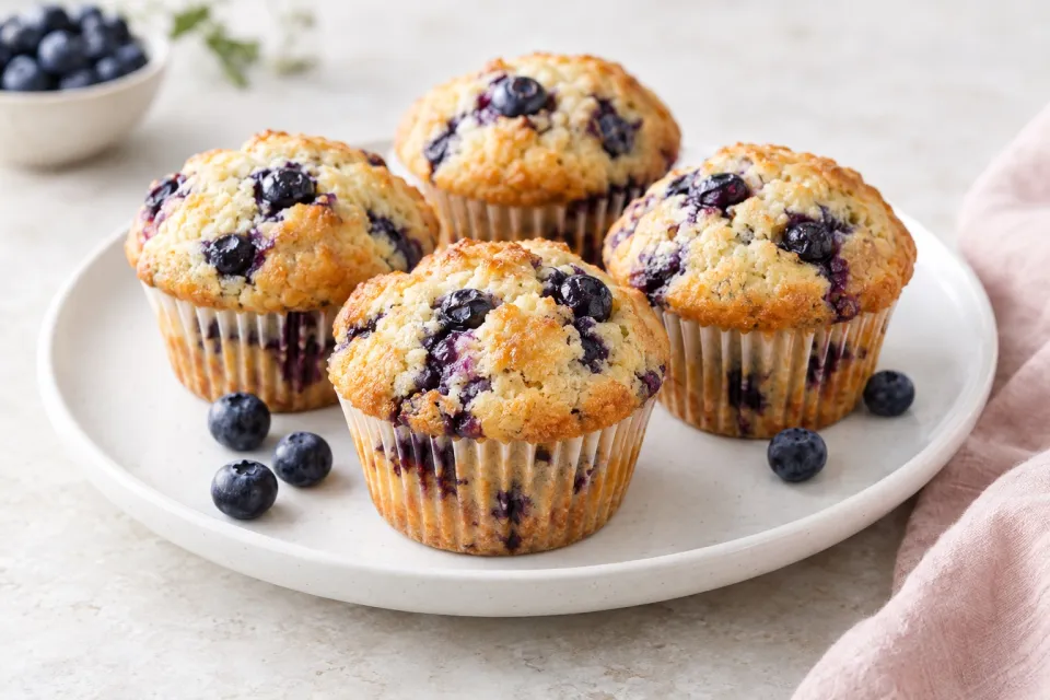 Classic Blueberry Muffins