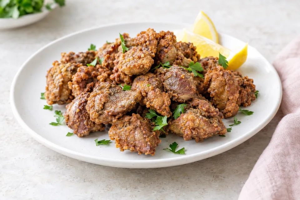 Crispy Deep-Fried Chicken Livers