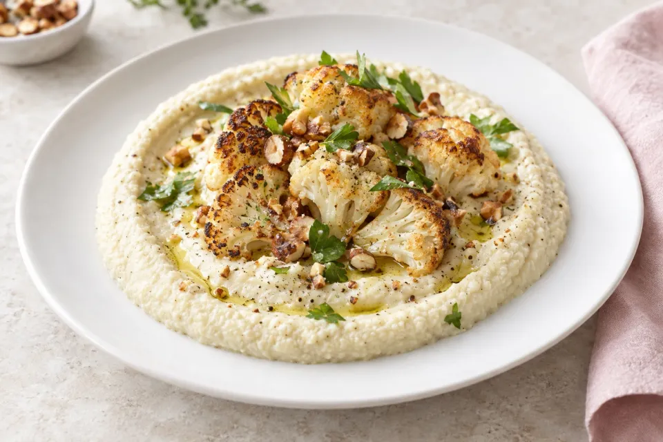 Rich and Nutty Roasted-Cauliflower Purée