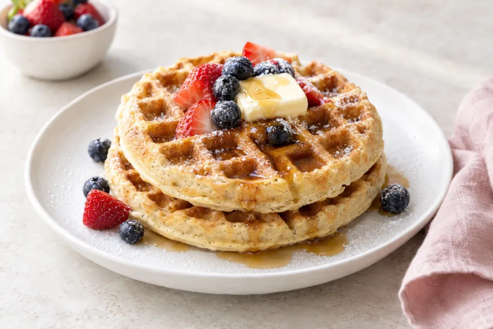 Buttermilk Vanilla Waffles