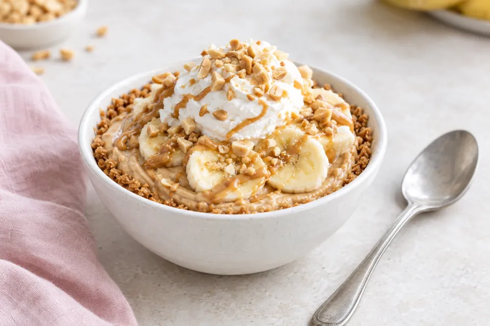 Peanut Butter and Banana Pie