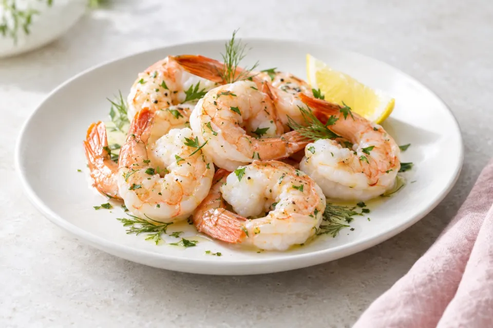 Sous Vide Poached Shrimp