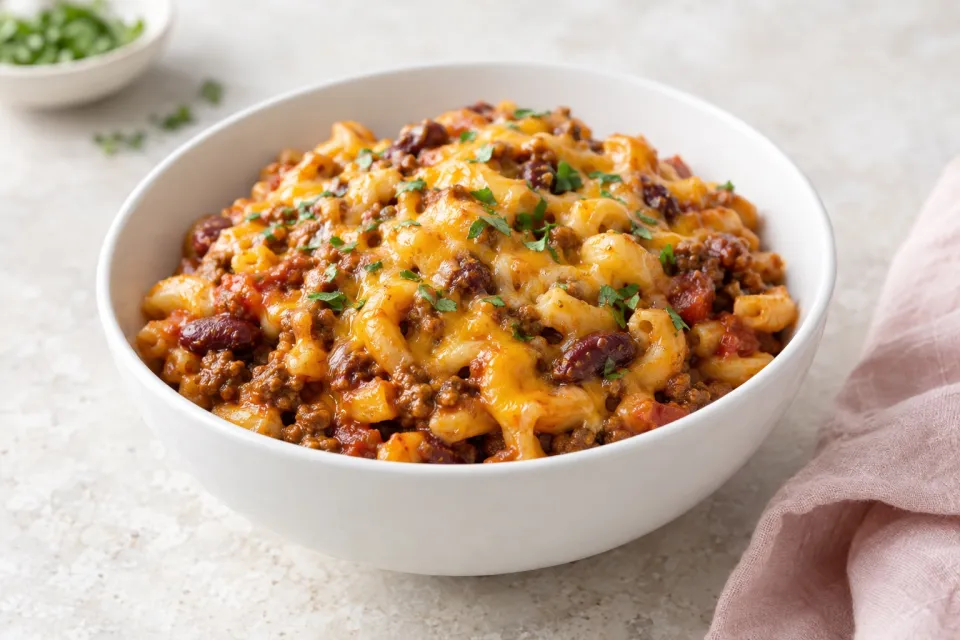 Cheesy Chili Mac