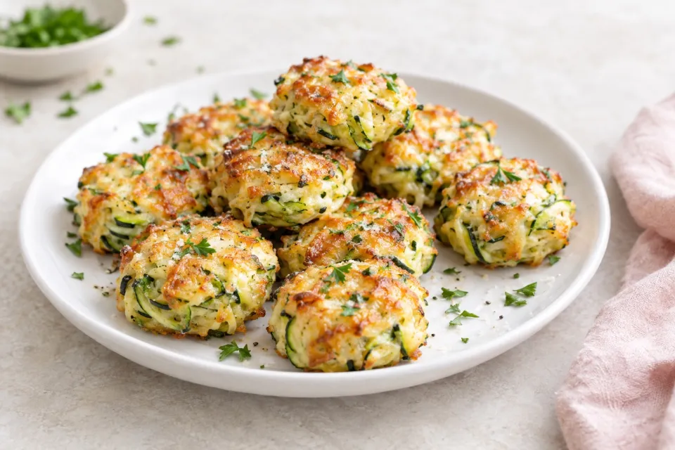 Cheesy Zucchini Bites