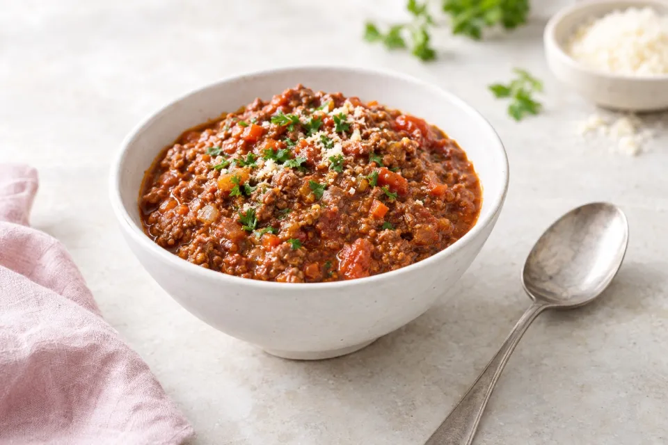 The Best Slow-Cooked Bolognese Sauce
