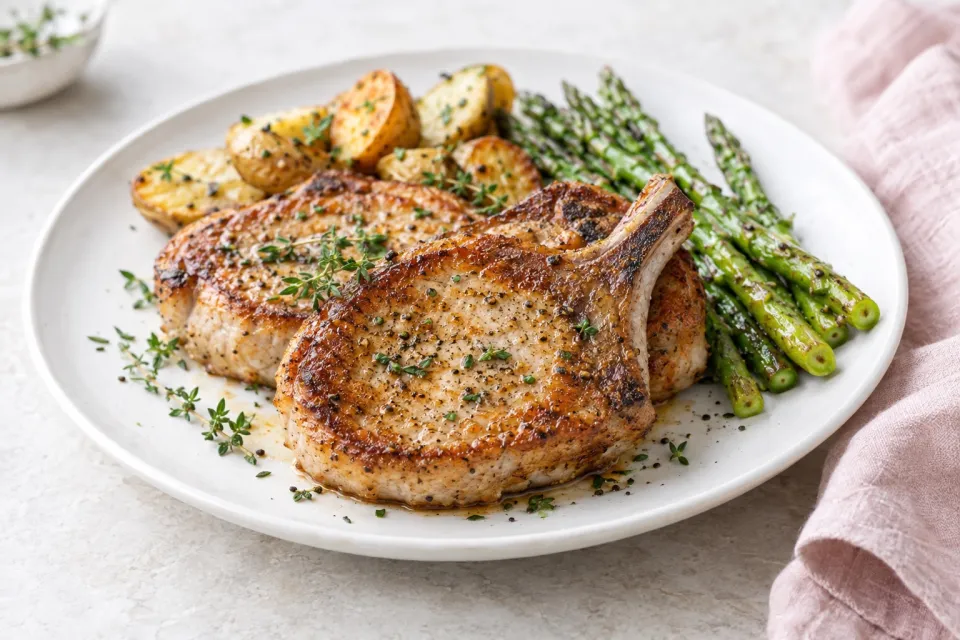 Perfect Pan-Seared Pork Chops