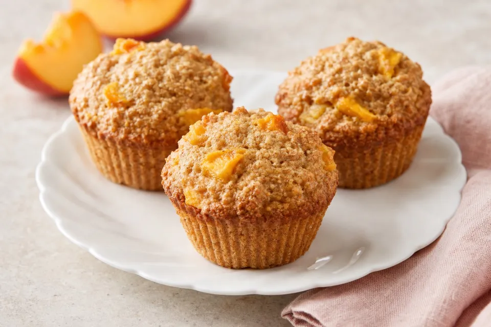 Peach Bran Muffins