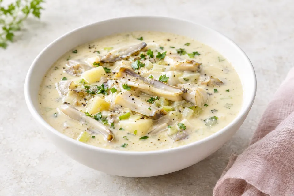Pacific Razor Clam Chowder