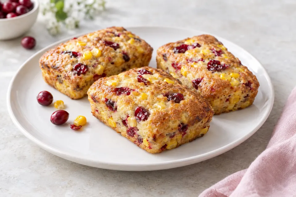 Cranberry-Corn Toaster Cakes