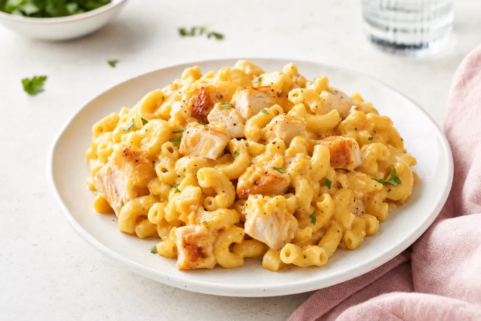 Easy Chicken Mac and Cheese