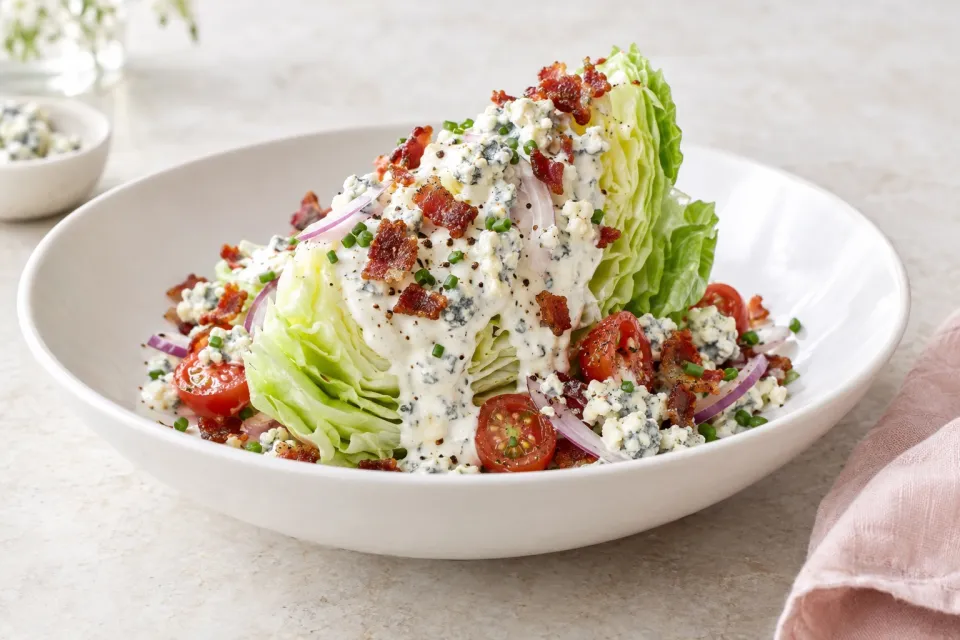 Classic Wedge Salad with Blue Cheese Dressing