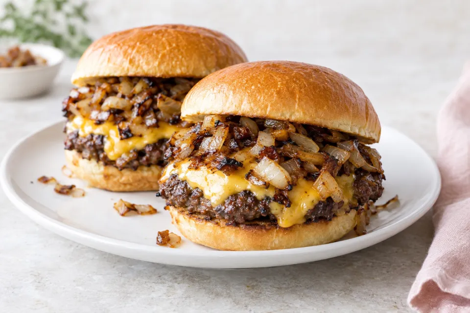 Oklahoma-Style Onion Burgers