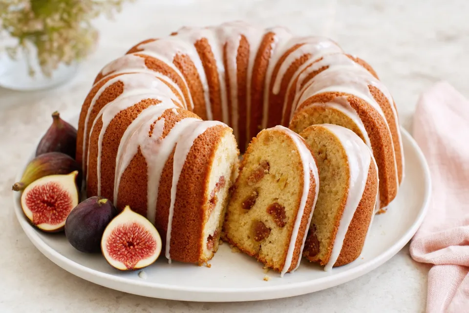 Fig Yogurt Bundt Cake