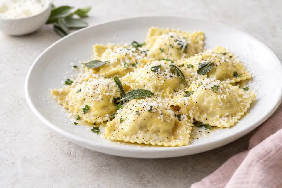 Homemade Ricotta Ravioli